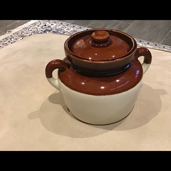 Mccoy Other - McCoy Brown drip vintage bean pot w/lid. Rustic